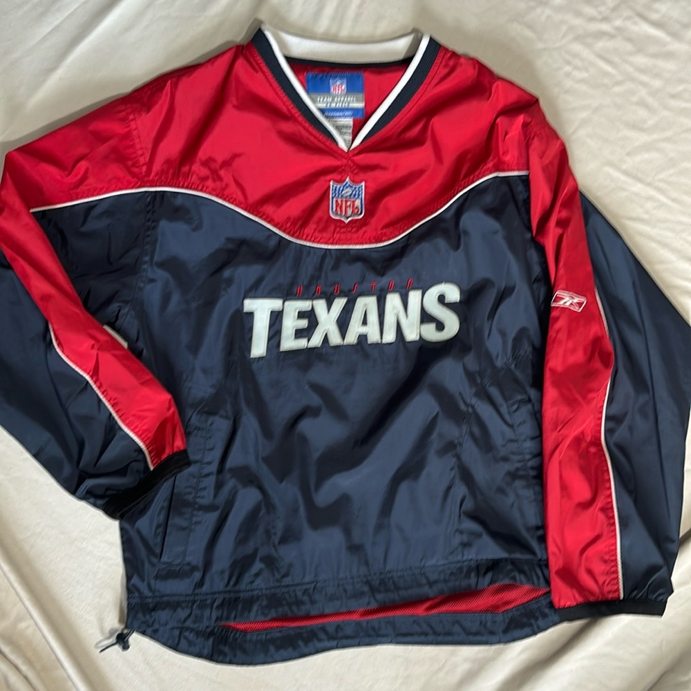 Reebok, NFL Houston Texans windbreaker jacket boys size 14/16